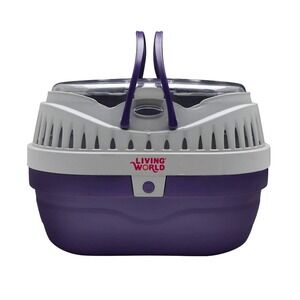 NEW Hagen Living World Small Pet Carrier Cage Transport Purple 60887